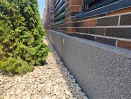 Ремонт и отделка цоколя забора декоративной штукатуркой – Ростов-на-Дону Декоративная штукатурка — это отличное решение для отделки цоколя забора. Она, Ростов-На-Дону - Другие строительные услуги